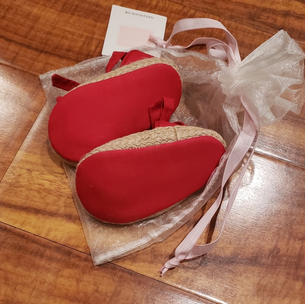 Janie and Jack NWT 6-12 months cherry ruffle swimsuit, coverup, shoes and socks - Picture 14 of 16